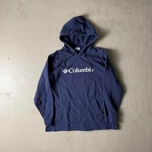 Columbia Blue Men's M Spellout Hoodie Active